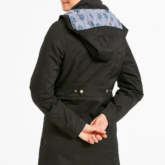 🧥 NWT Womens Black FIREFLY Long Winter Parka Jacket, Ski Insulated Coat Sz. (M) - Picture 5 of 13